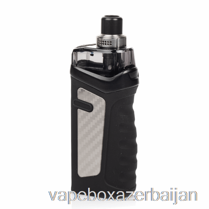 E-Juice Vape Vandy Vape JACKAROO 70W Pod Mod Kit Carbon Fiber Silver